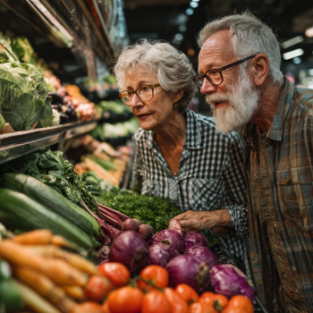 Пенсіонер консультується з дієтологом онлайн